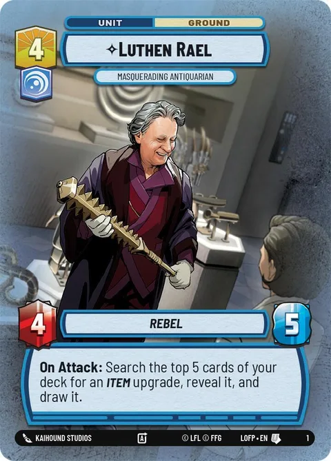Luthen Rael, Masquerading Antiquarian