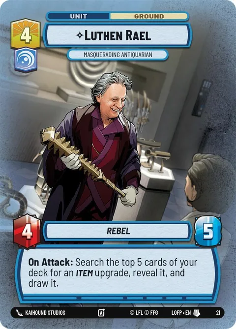Luthen Rael, Masquerading Antiquarian