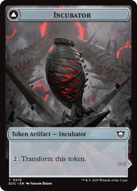 Incubator Token // Phyrexian Token (A 0/0)