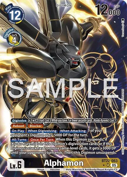 Alphamon (BT22-063)