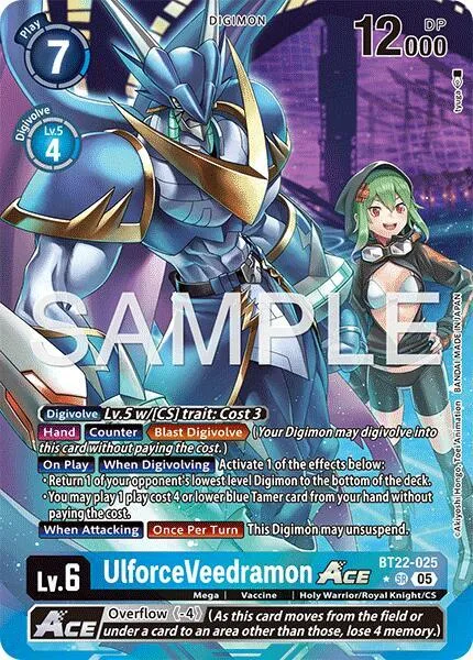 UlforceVeedramon Ace (BT22-025)