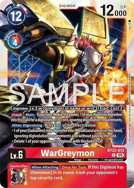 WarGreymon (BT22-013)