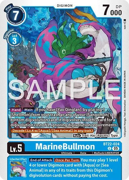 MarineBullmon (BT22-024)