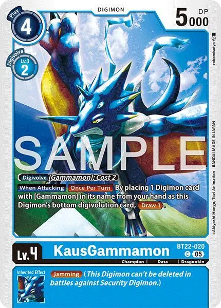 KausGammamon (BT22-020)