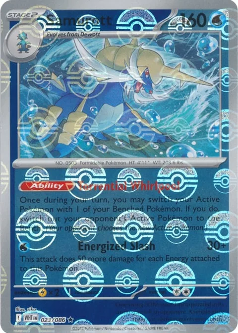 Samurott [Torrential Whirlpool | Energized Slash]