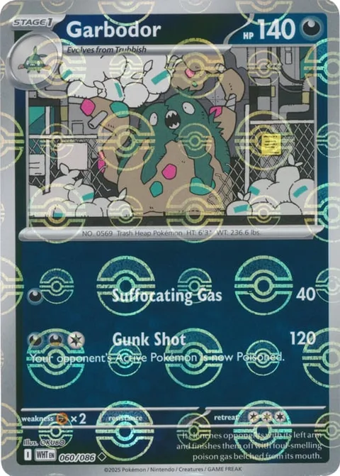 Garbodor [Suffocating Gas | Gunk Shot]