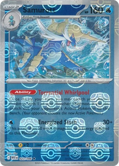 Samurott [Torrential Whirlpool | Energized Slash]