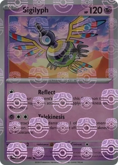 Sigilyph [Reflect | Telekinesis | SV]