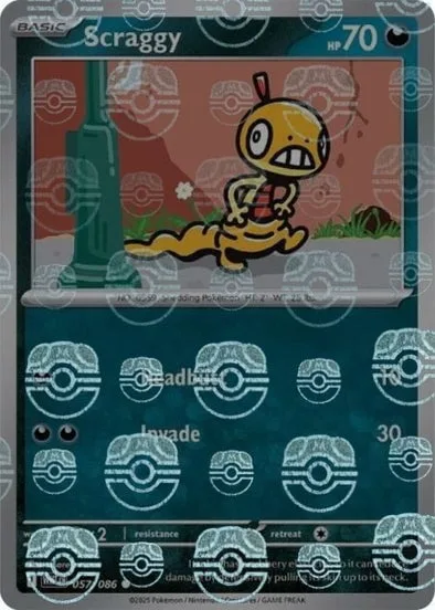 Scraggy [Headbutt | Invade]