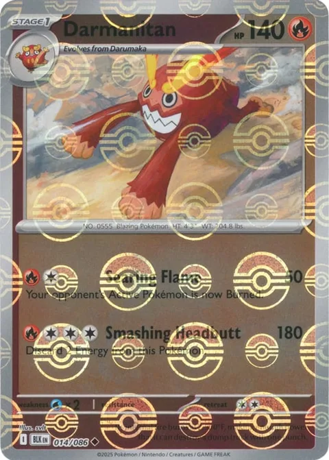Darmanitan [Searing Flame | Smashing Headbutt]