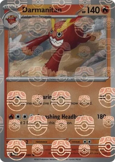 Darmanitan [Searing Flame | Smashing Headbutt]