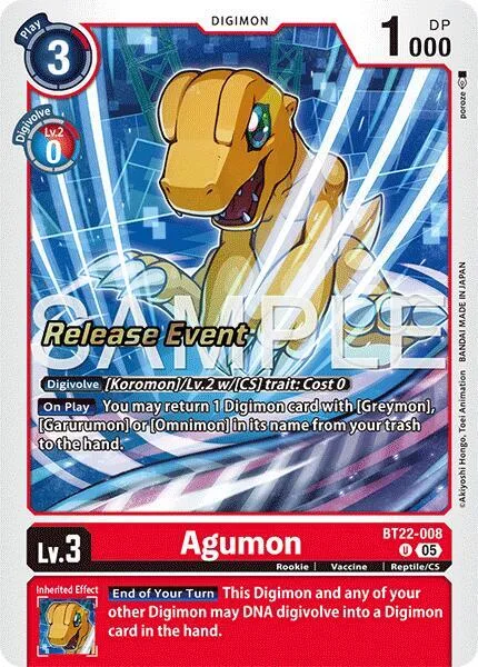 Agumon (BT22-008)