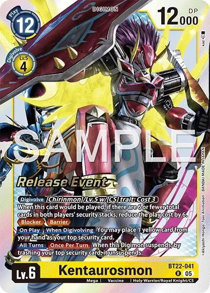 Kentaurosmon (BT22-041)