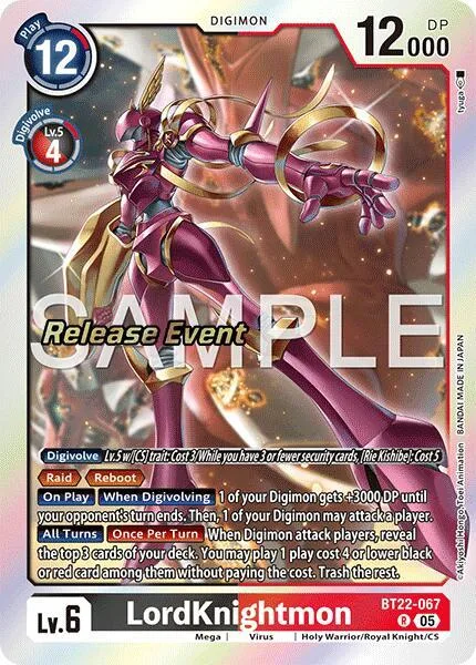 LordKnightmon (BT22-067)