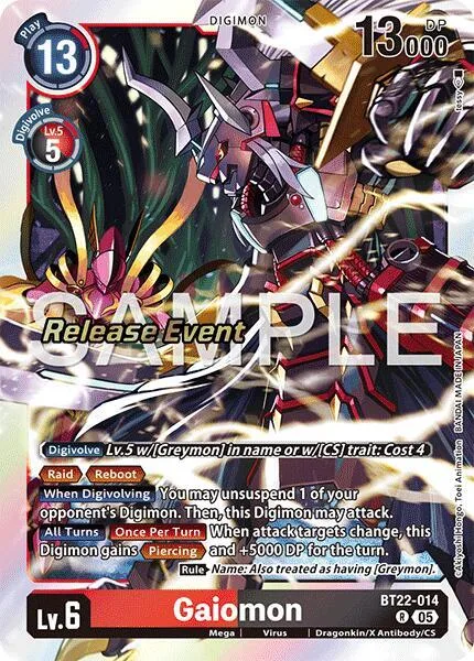 Gaiomon (BT22-014)