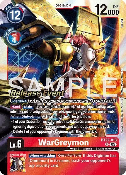 WarGreymon (BT22-013)