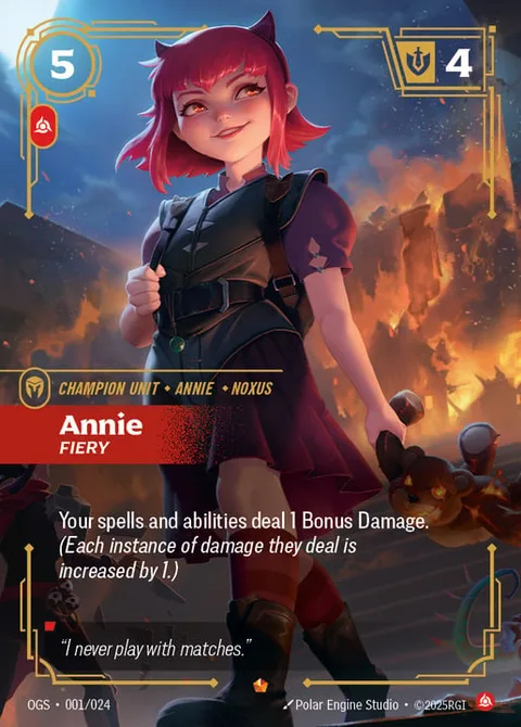 Annie, Fiery