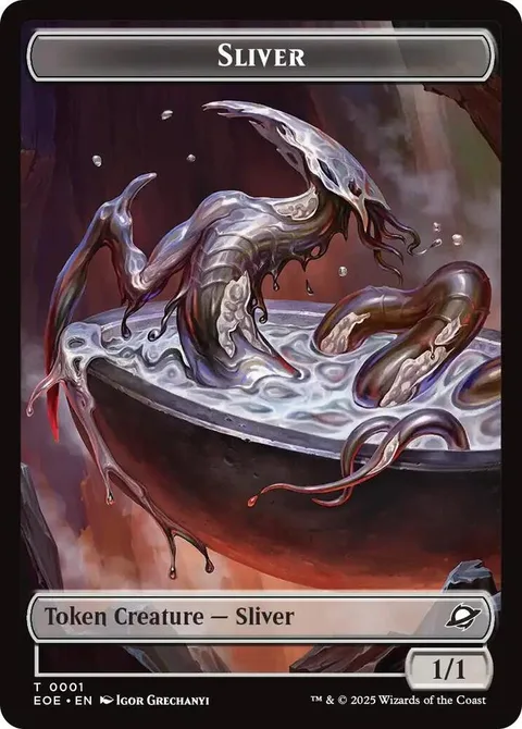 Sliver Token (C 1/1) // Robot Token (A 2/2)