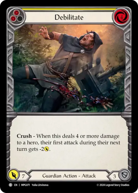 Debilitate (Yellow)