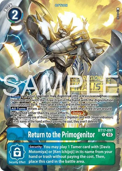 Return to the Primogenitor (BT17-097)