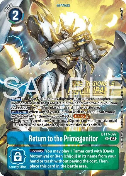 Return to the Primogenitor (BT17-097)