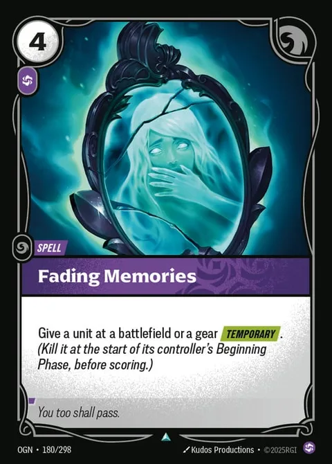 Fading Memories