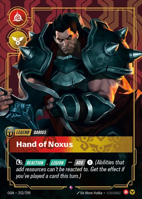 Darius, Hand of Noxus