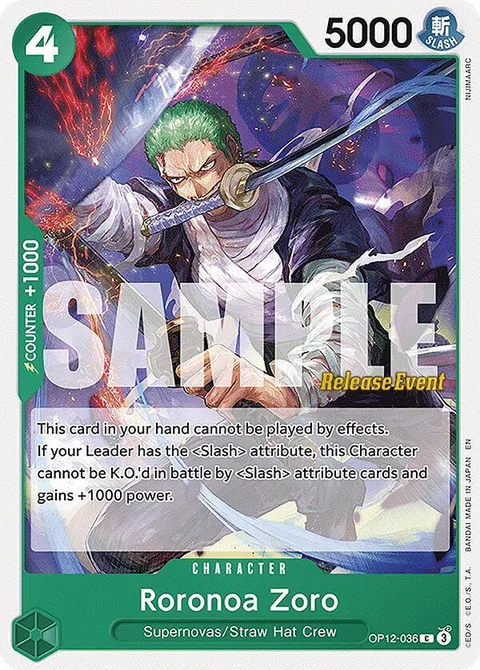 Roronoa Zoro (OP12-036)