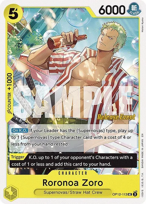 Roronoa Zoro (OP12-113)