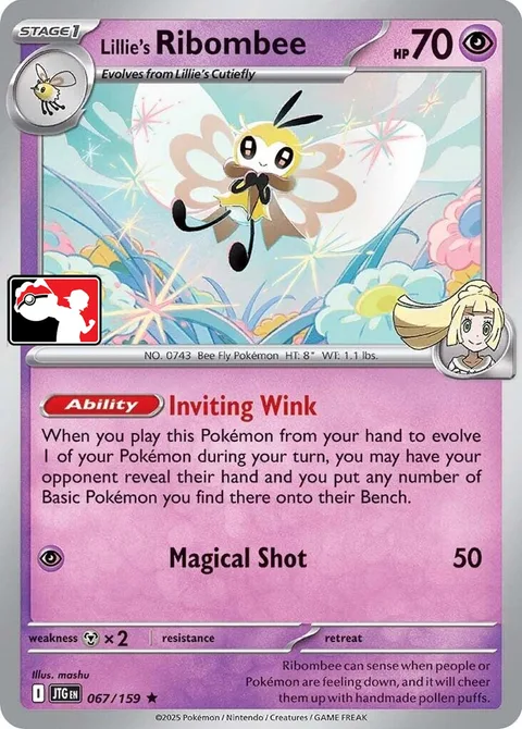 Lillie's Ribombee [Inviting Wink | Magical Shot]
