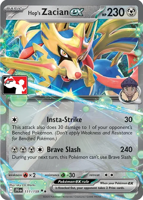 Hop's Zacian ex [Insta-Strike | Brave Slash]