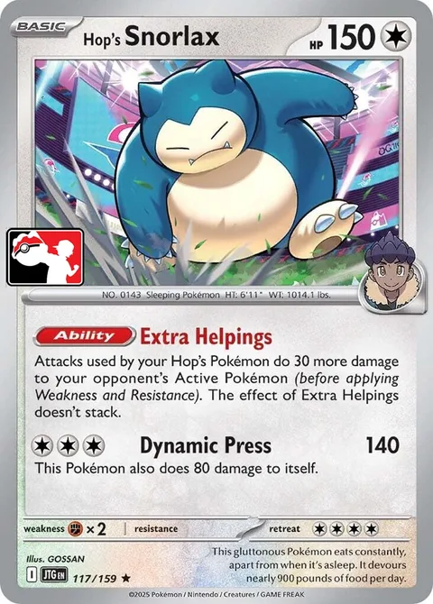 Hop's Snorlax [Extra Helpings | Dynamic Press]
