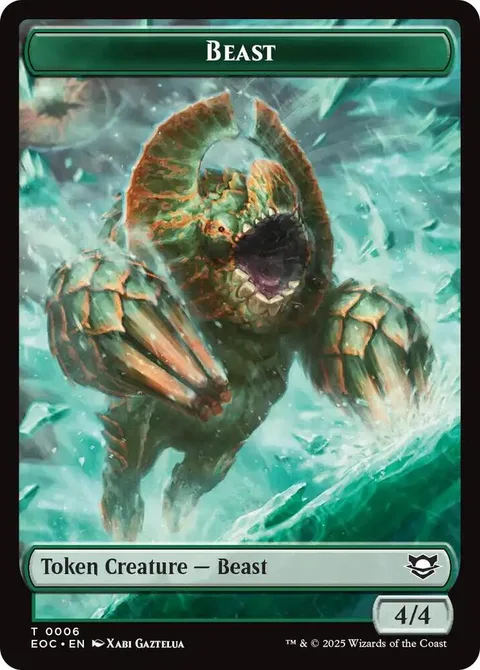 Beast Token (G 4/4) // Thopter Token (A 1/1)