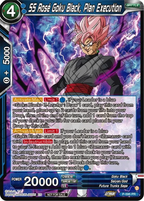 SS Rosé Goku Black, Plan Execution