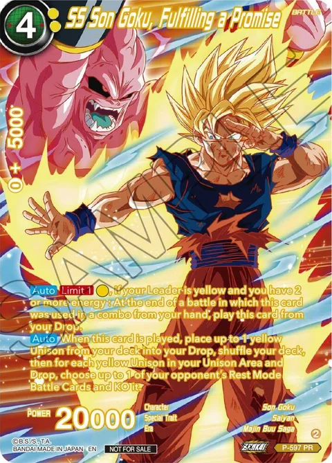 SS Son Goku, Fulfilling a Promise