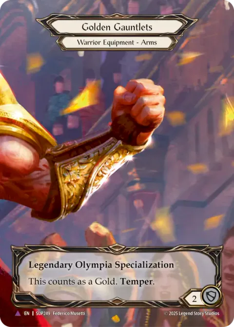 Golden Gauntlets
