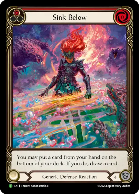 Sink Below (Red)
