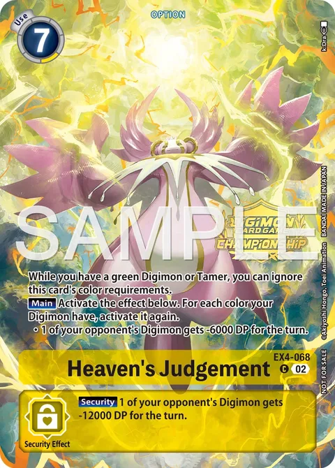 Heaven's Judgement (EX4-068)