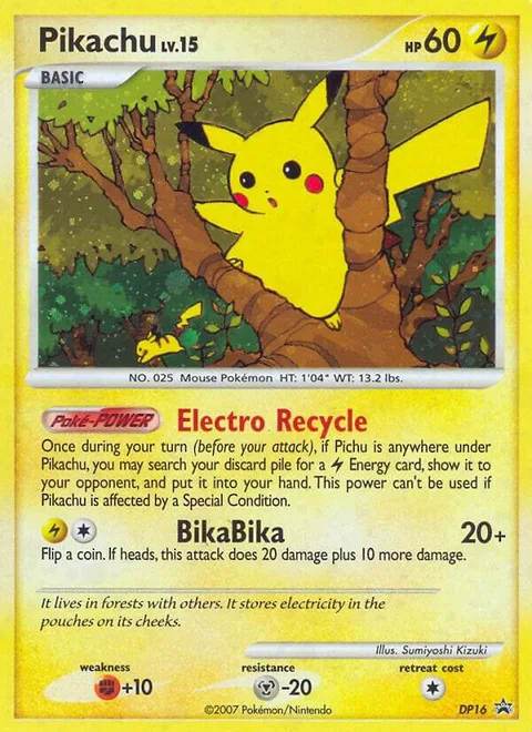 Pikachu Lv.15 [Electro Recycle | BikaBika]