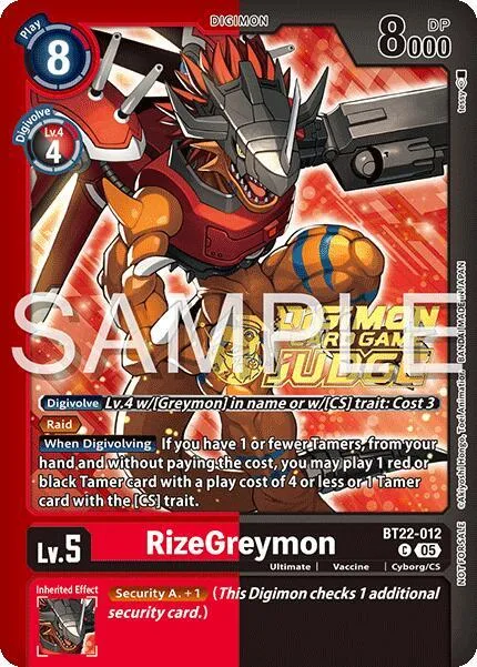 RizeGreymon (BT22-012)