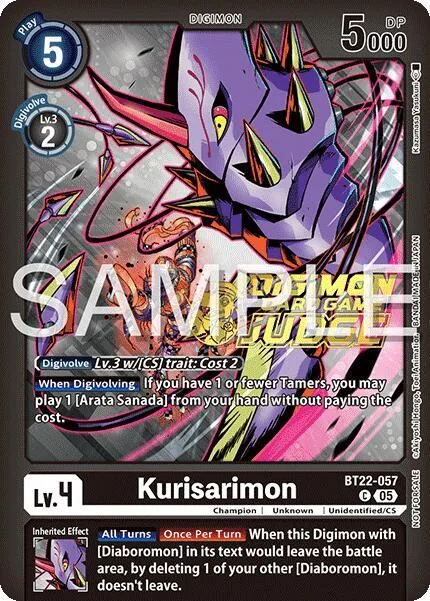 Kurisarimon (BT22-057)
