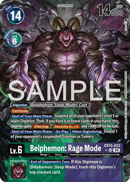 Belphemon: Rage Mode (EX10-022)
