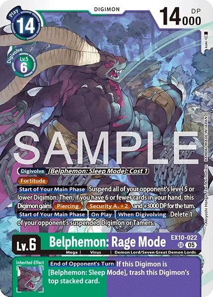 Belphemon: Rage Mode (EX10-022)
