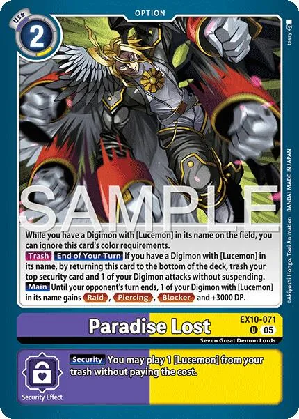 Paradise Lost (EX10-071)