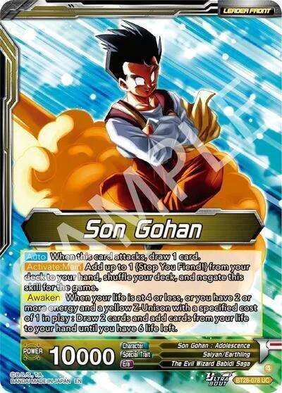 Son Gohan // Great Saiyaman, Love of Justice