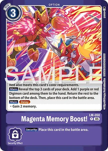 Magenta Memory Boost! (LM-050)