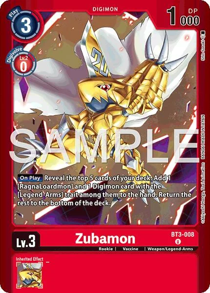 Zubamon (BT3-008)