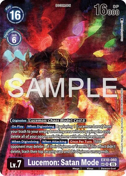 Lucemon: Satan Mode (EX10-060)
