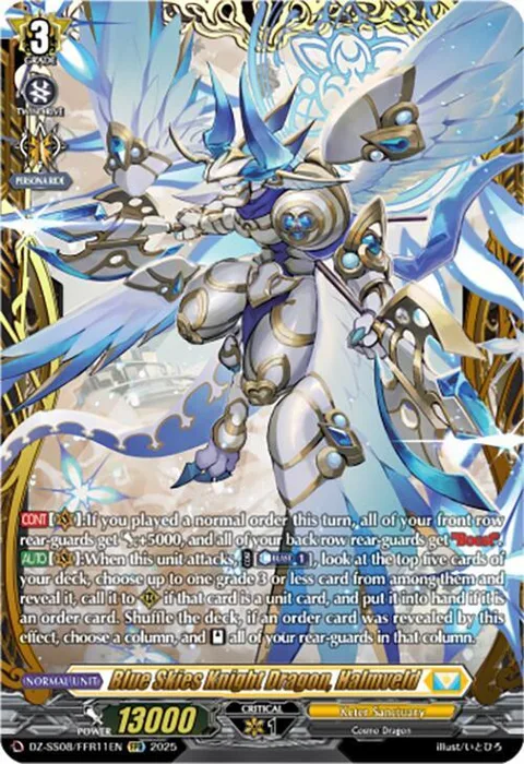 Blue Skies Knight Dragon, Halmveld [D-Format]