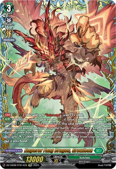 Emperor Fang Dragon, Growleon [D-Format]